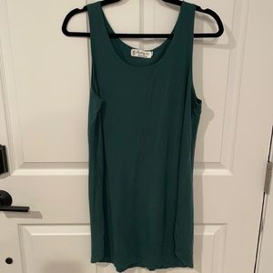 Fighting Eel dark green short dress